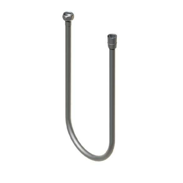 Horus Compléments Classic Collection - Exposed Flexible Hose 200 Cm with Swivelling Nut Anti Twisting - Chrome 46.465-CH