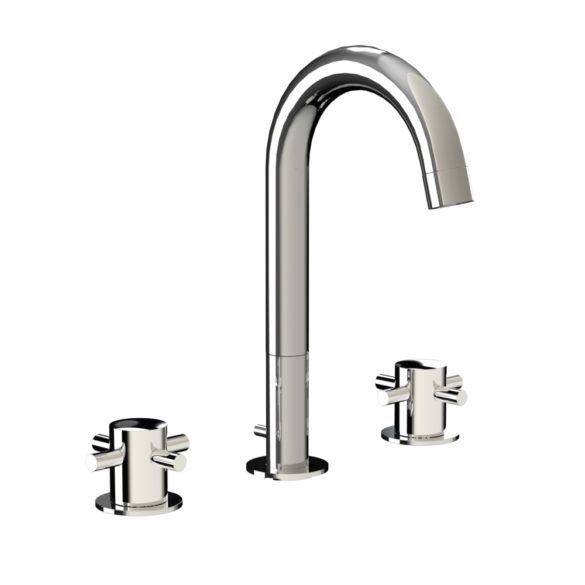 Horus Minoé Contemporary Collection - 3 Hole Basin Set - Metal Gun 47.260-CF