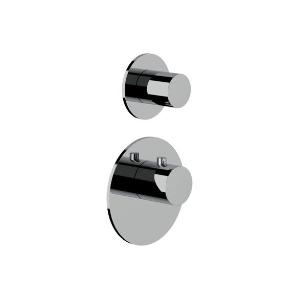 Horus Minoé Contemporary Collection - Trim for Thermostatic Mixer - Satin Brass 47.521-LS