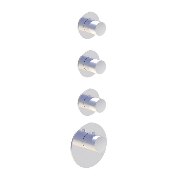 Horus Minoé Contemporary Collection - Trim for Thermostatic Mixer - Metal Gun 47.523-CF