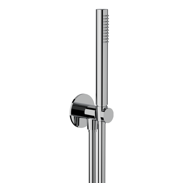 Horus Minoé Contemporary Collection - Inlet Wall Mounted Handshower Hook - Chrome 47.590-CH