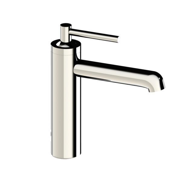 Horus Minoé Contemporary Collection - Single Lever Basin Mixer - with Drain Valve with Cover - Metal Gun 47.709-CF