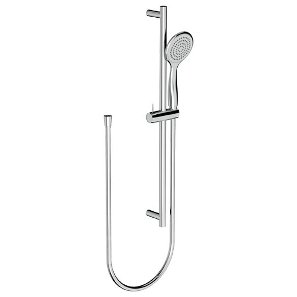 Horus Naja Contemporary Collection - Shower Rail with Handshower on Silding Support and Flexible Hose - Matt Black 48.542-NO
