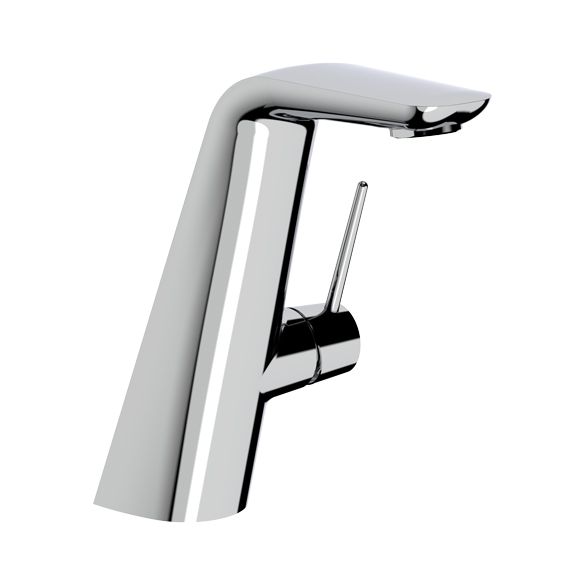 Horus Naja Contemporary Collection - Single Lever Basin Mixer with up and down Drain - Chrome 48.729-CH