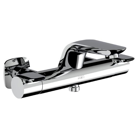 Horus Naja Contemporary Collection - Wall Bath-shower Mixer - Satin Brass 48.784-LS