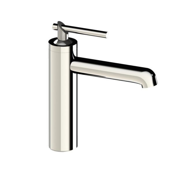 Horus Minoé Contemporary Collection - Single Lever Basin Mixer - with Drain Valve with Cover - Matt Black 49.709-NO