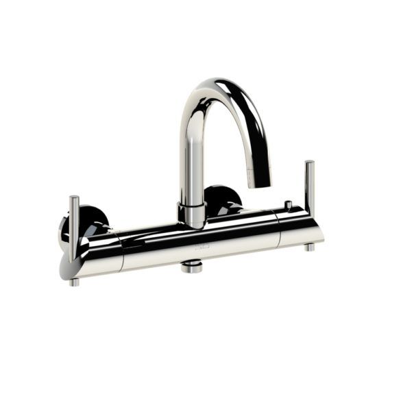 Horus Minoé Contemporary Collection - Complete Exposed Thermostatic Wall Bath-shower Mixer - Matt Black 49.784-NO