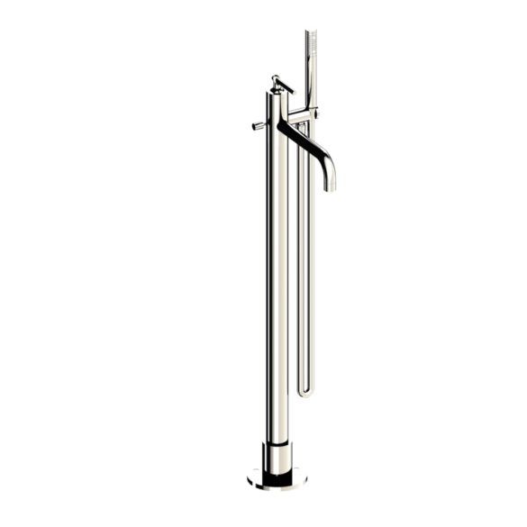 Horus Minoé Contemporary Collection - Complete Exposed Thermostatic Wall Bath-shower Mixer - Metal Gun 49.799-CF