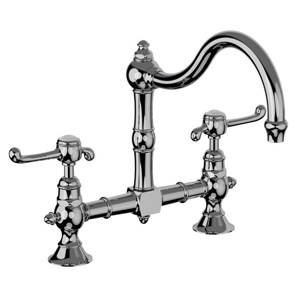 Horus Montmartre Classic Collection - 2-hole Kitchen Mixer / No Waste - Chrome 50.101-CH
