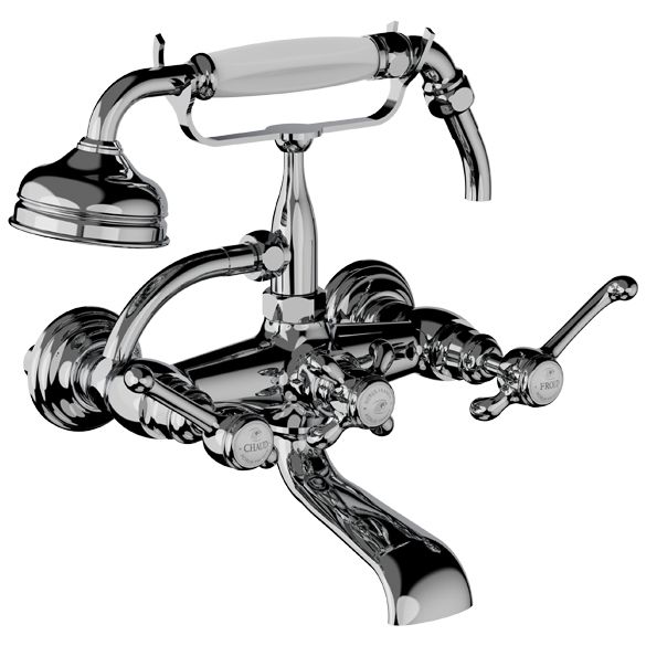 Horus Montmartre Classic Collection - Complete Wall Bath / Shower Mixer - Polished Nickel 50.424-NB