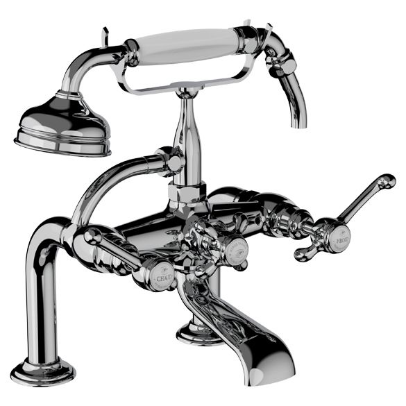 Horus Montmartre Classic Collection - Complete Deck Bath / Shower Mixer - Matt Nickel 50.425-NM