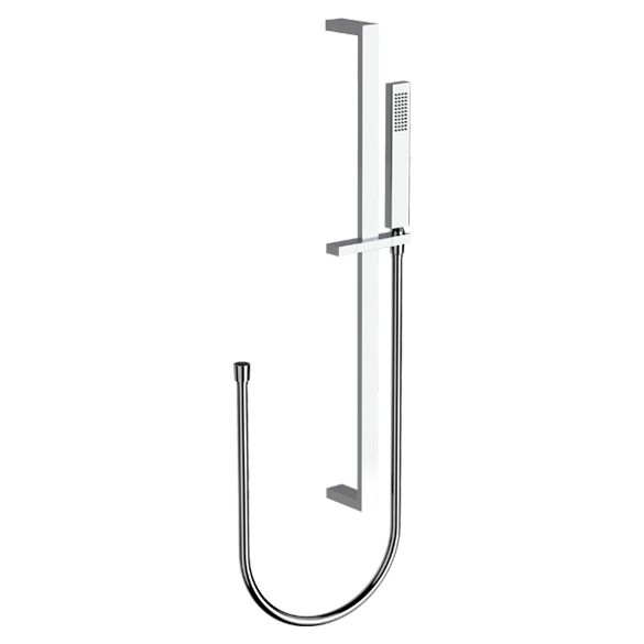 Horus Myriad Contemporary Collection - Wall Shower Set with Solidbrass Handshower - Private: Chrome / Myriad 55.542-CH