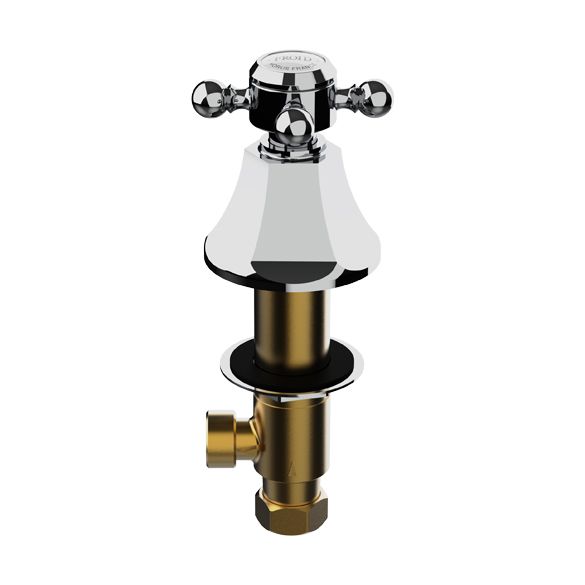 Horus Ascott Classic Collection - 1/2” Deck Valve - Polished Nickel 62.106-NB