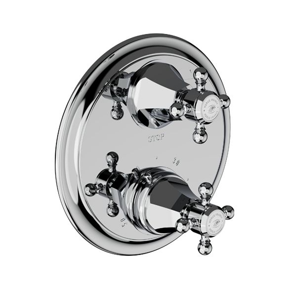 Horus Ascott Classic Collection - Trim for Thermostatic Mixing Valve Réf. 92.593 - Polished Nickel 62.523-NB