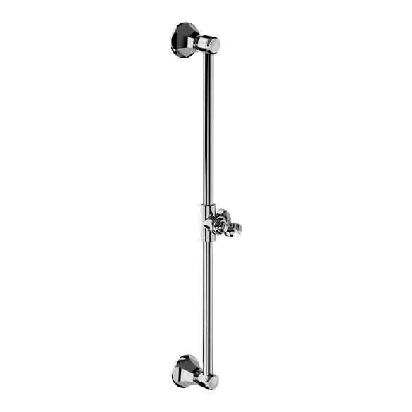 Horus Ascott Classic Collection - Rail with Adjustable Handset Hook and Bracket - Matt Nickel 62.545-NM