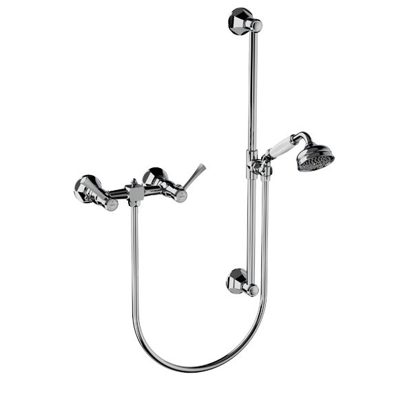 Horus Ascott Classic Collection - Complete Wall Shower Mixer - Chrome 65.516-CH