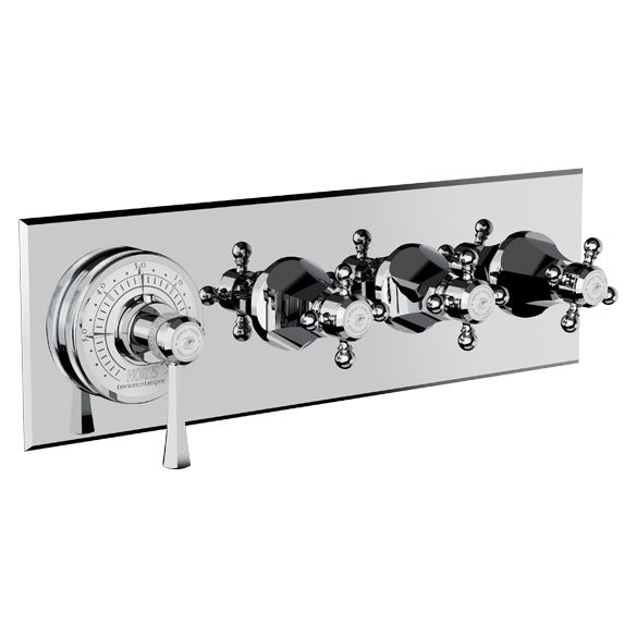 Horus Ascott Classic Collection - Trim for Thermostatic Mixing Valve Réf. 92.583 - Polished Nickel 65.519-NB