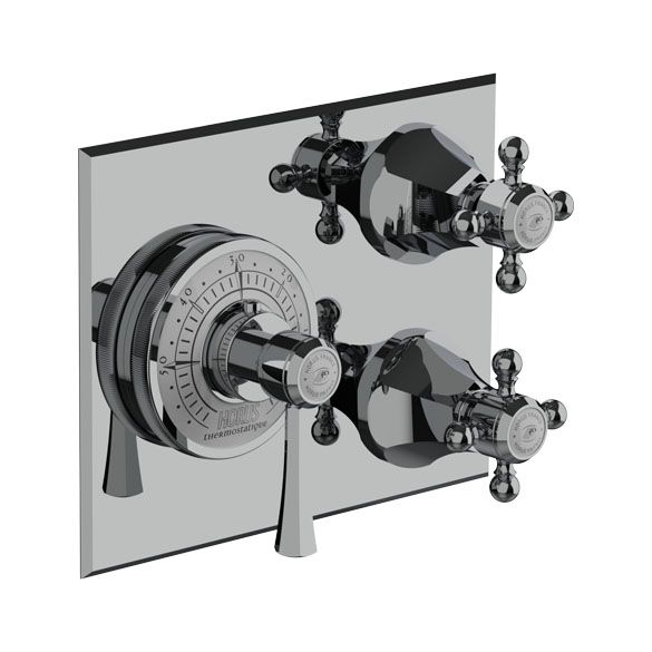 Horus Ascott Classic Collection - Trim for Thermostatic Mixing Valve Réf. 92.597 - Polished Nickel 65.527-NB