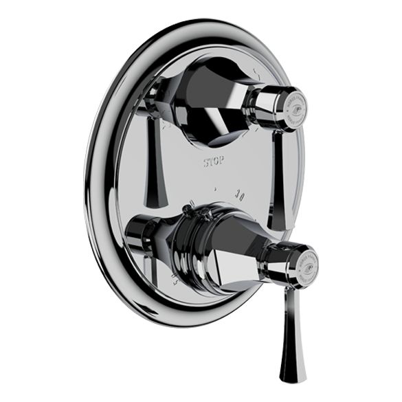 Horus Ascott Classic Collection - Trim for Thermostatic Mixing Valve Réf. 92.599 - Polished Nickel 65.529-NB