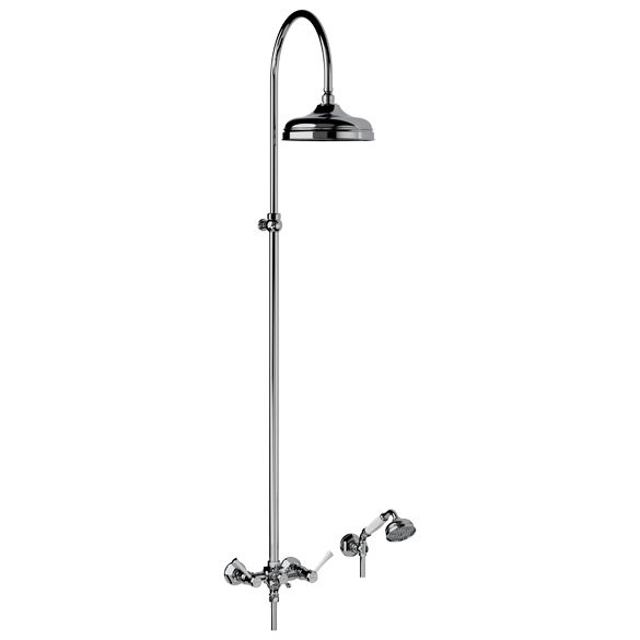 Horus Ascott Classic Collection - Complete Wall Shower Mixer - Matt Nickel 65.544-NM
