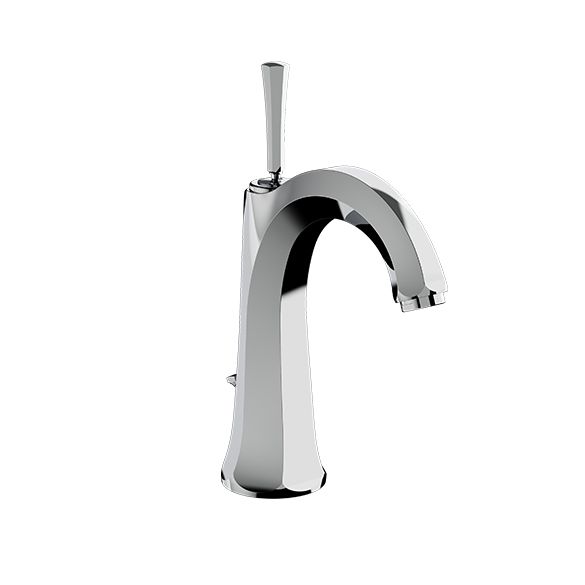 Horus Ascott Classic Collection - Single Lever Basin Mixer with Automatic Pop-up Waste - Polished Nickel 65.708-NB