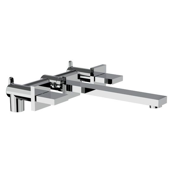 Horus Philae Equinox316 Collection - Concealed Wall 3 Hole Basin Set - Metal Gun 80.263.E2-CF
