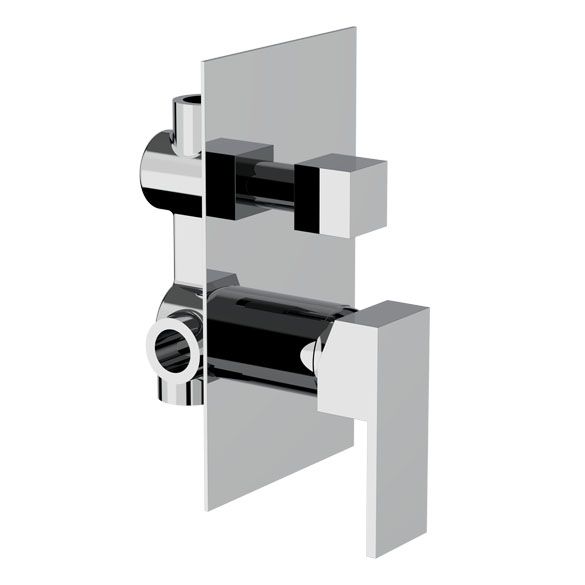 Horus Philae Equinox316 Collection - Concealed Shower Mixer - 2 Outlets with Diverter - Satin Brass 80.701.E2-LS