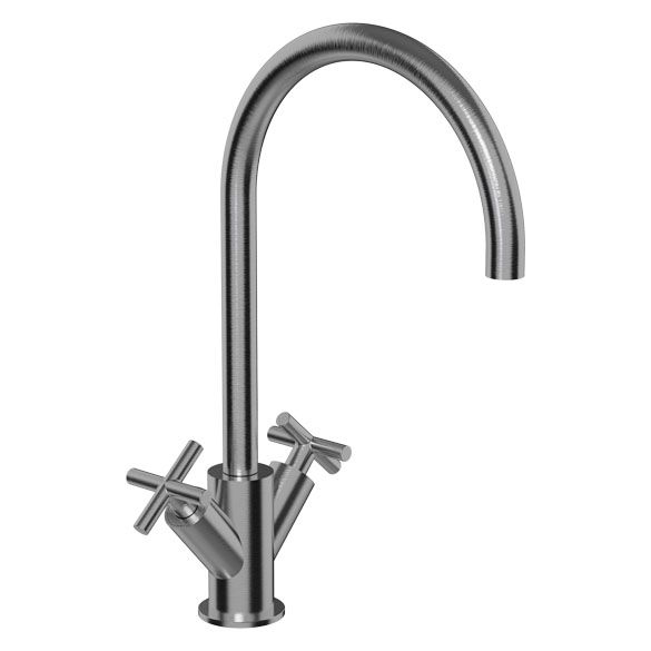 Horus Equinox316 Equinox316 Collection - Single Hole Kitcehn Mixer Without Waste - Stainless Steel 316 81.133-IX