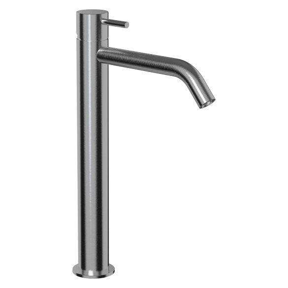 Horus Equinox316 Equinox316 Collection - Single Lever Basin Mixer Extended No Waste - Stainless Steel 316 81.719-IX