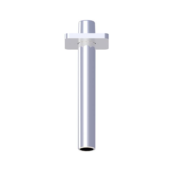 Horus Naja Contemporary Collection - Ceiling Arm + Square Design Flange - Satin Brass 92.570-LS