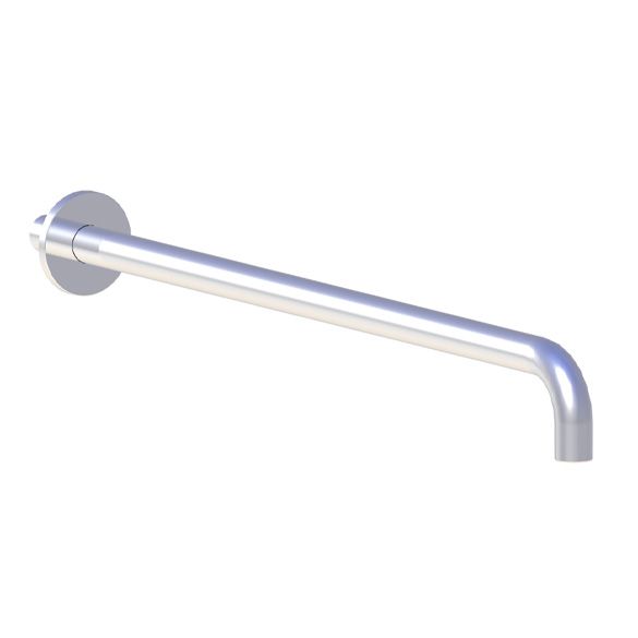 Horus Nouvelle Vague “part of Contemporary Collection - Wall Arm L. 480 Mm + Round Design Flange - Matt Nickel 92.946-NM
