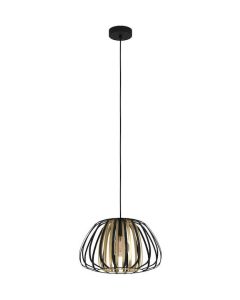 Eglo Encinitos Μοντέρνο Κρεμαστό Φωτιστικό Μονόφωτο με Ντουί E27 σε Μαύρο Χρώμα 99666