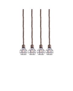 GRENADE-4 ROPE & BLACK PENDANT Z3+ HOMELIGHTING 77-3684