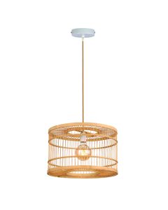 InLight Κρεμαστό φωτιστικό από ρατάν 1XE27 D:40cm 4524