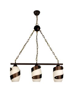 PDA 123-3 WH ΚΡΕΜΑΣΤΟ 3/Φ ΛΕΥΚΟ ΣΚΟΥΡΙΑ ΡΑΓΑ  3ΧΕ27 ARlight 0101101