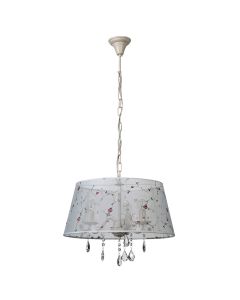 PDC 3389-3 WH 3/Φ ROMANTIC ΥΦΑΣΜΑΤΙΝΟ ΕΚΡΟΥ ΚΑΠΕΛΟ ΜΕ ΛΟΛΟΥΔΙ 3ΧΕ14 ARlight 0104299