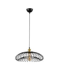 PDC 6081 BK ΜΕΤΑΛΛΙΚΟ ΜΑΥΡΟ 1ΧΕ27 ΣΧ ΟΜΠΡΕΛΑ ARlight 0084680