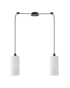 SE21-BL-4-BL2-GL3 ADEPT TUBE Pendant White Glass+ HOMELIGHTING 77-9000