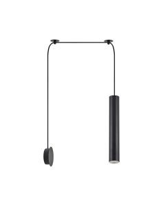 SE21-BL-5-BL1W ADEPT TUBE BLACK Black Pendant+ HOMELIGHTING 77-8903
