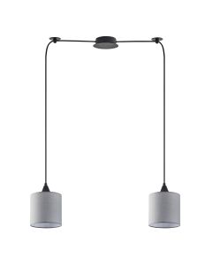 SE21-BL-B10-BL2-SH2 ADEPT PENDANT Grey Shade Pendant + HOMELIGHTING 77-9013