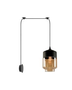 SE21-HN-18-30-BL1W+ GABY Honey Glass Pendant+ HOMELIGHTING 77-8900