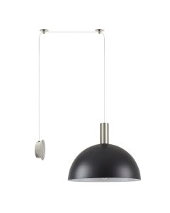 SE21-NM-4-NM1W-MS40 ADEPT TUBE Nickel Matt Wall Lamp Metal Shade+ HOMELIGHTING 77-8807