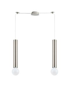 SE21-NM-5-NM2 ADEPT TUBE NICKEL MAT Nickel Matt Pendant+ HOMELIGHTING 77-8661