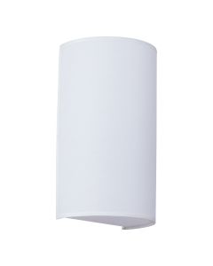 SE21-WH1-15 SERAPH WHITE SHADE WALL LAMP Γ1 HOMELIGHTING 77-8282