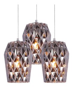 SE4288S-03 LUCA PENDANT SMOKE GLASS+ HOMELIGHTING 77-3722