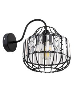 WLC 7048 BK # ΑΠΛΙΚΑ ΜΑΥΡΗ ΜΕ ΚΡΥΣΤΑΛΛΑ 1ΧΕ27 ARlight 0144109