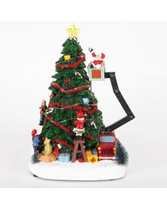 ΔΕΝΤΡΟ ΦΩΤΙΖΟΜΕΝΟ ΜΕ ΑΗ ΒΑΣΙΛΗ ΠΟΥ ΤΟ ΣΤΟΛΙΖΕΙ,ΜΟΥΣΙΚΗ ΚΑΙ ΚΙΝΗΣΗ, ΜΕ ΜΕΤΑΣΧΗΜΑΤΙΣΤΗ, 23,3Χ19Χ32cm Eurolamp 600-46360