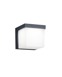 Επιτοίχια Απλίκα Ανθρακί 12xH11cm Εξ.Χώρου IP54 LED 4,5w 3000K 400lm Trio Lighting Yangtze 228260142