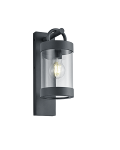 Επιτοίχιο Φαναράκι Εξ.Χώρου IP44 12xH33cm 1xE27 Ανθρακί Trio Lighting Sambesi 204160142