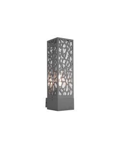 Επιτοίχιο Φωτιστικό 14xH36cm 1xE27 Ανθρακί Εξ.Χώρου IP44 Trio Lighting Cooper 207360142